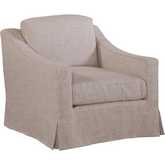 Dune Slipcovered Accent Chair in Floris Linen Performance Fabric